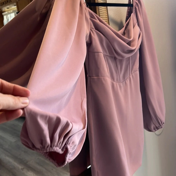 New*Princess‎ Polly Corset Style Mini Dress Mauve - Picture 5 of 12